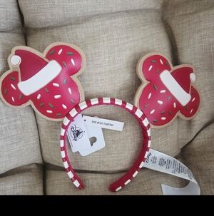 Disney Parks Holiday Mickey Santa Gingerbread Sugar Cookie Ears